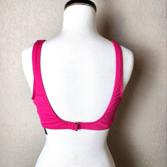 Kate Spade Bikini Set With Ties Swimsuit Rose Jam Size L - Picture 2 of 8